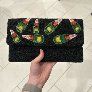 NWT Beaded Clutch
